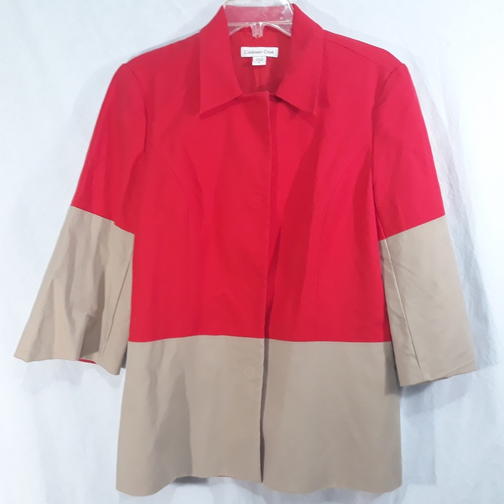 Coldwater Creek Womens Size 12 Jacket Button Front